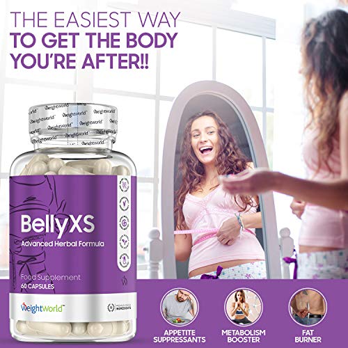 QuemaGrasas Abdominal | Potente Termogénico Natural Adelgazante Para mujer y Hombre, Con Té Verde, Vinagre de Manzana, Vitamina B y Garcinia Cambogia, Supresor Apetito, 60 Cápsulas Veganas y Keto