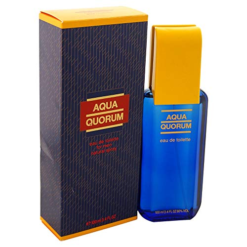 QUORUM Aqua Eau DE Toilette FOR Men 100ML VAPORIZADOR Unisex Adulto, Negro, Único