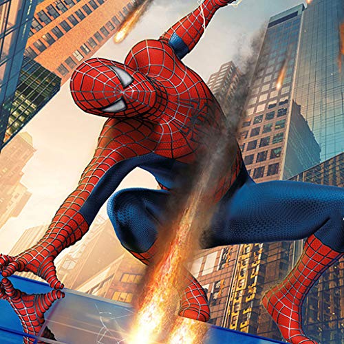 QWEASZER Clásico Increíble Traje De Spider-Man Traje De Spiderman Cosplay Zentai Disfraz Halloween Disfraces Fiesta De Disfraces De Disfraces De Halloween,Amazing SpiderMan-110～120cm