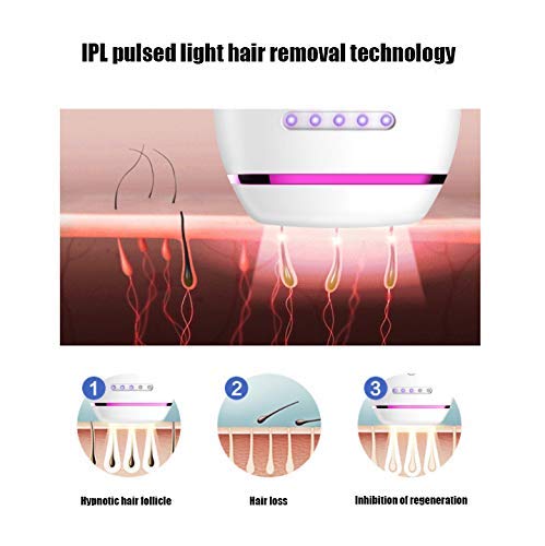 QXXNB depilación Cuerpo fotón Cabello IPL láser depilación Instrumento ch hogar indoloro Afeitado Corporal Masculino y Femenino Afeitado genitales axila
