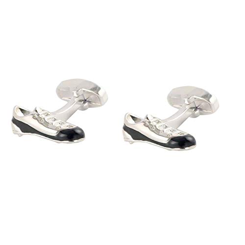 QYY Juego de Caja de Regalo Gemelos franceses Calzado Deportivo Individual Zapatos Modelado Botón de puño y Pin de Manga