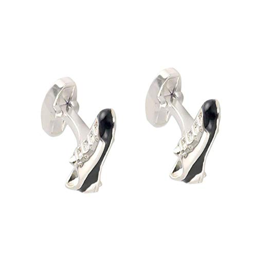 QYY Juego de Caja de Regalo Gemelos franceses Calzado Deportivo Individual Zapatos Modelado Botón de puño y Pin de Manga