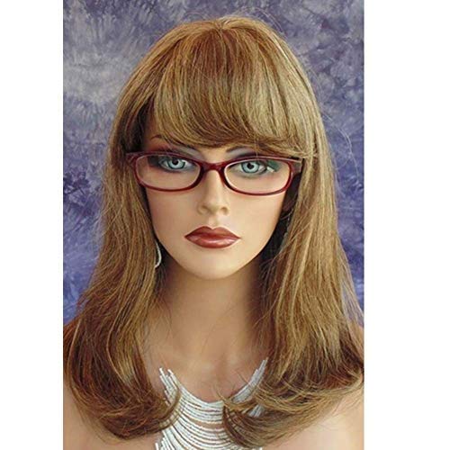 QYYDJsgl Peluca de Pelo Largo y Ondulado para Mujer, de Seda de Alta Temperatura, 54 cm x 235 g