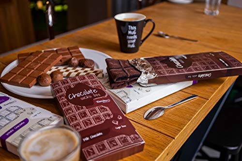 Rainbow Socks - Hombre Mujer Calcetines Barra de Chocolate Graciosos - 1 Par - Chocolate Negro - Talla 41-46