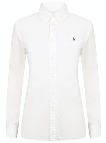Ralph Lauren - Camisa de algodón para mujer Blanco M