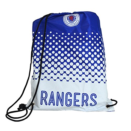 Rangers FC - Mochila de cuerdas oficial (Talla Única) (Blanco/Azul)