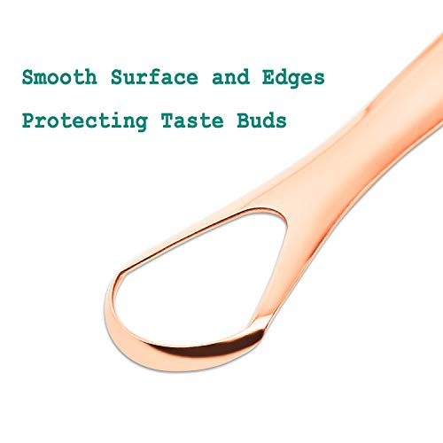 Rascador de lengua de acero inoxidable – Rascador de lengua para adultos, cura el mal aliento. Limpiadores de lengua más fresco en cuestión de segundos (2 unidades)