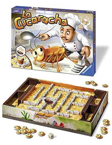 Ravensburger La Cucaracha, Juego de mesa, 2-4 jugadores, Edad recomendada 6+ (22228)
