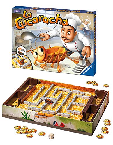 Ravensburger La Cucaracha, Juego de mesa, 2-4 jugadores, Edad recomendada 6+ (22228)