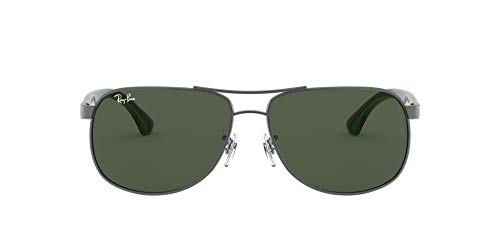 Ray-Ban Rb3502 Gafas de sol, Matte Gunmetal, 61 para Hombre