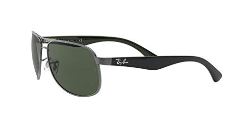 Ray-Ban Rb3502 Gafas de sol, Matte Gunmetal, 61 para Hombre