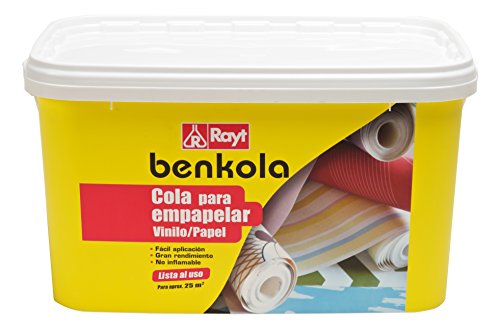 Rayt 1760-23 Benkola Cola para empapelar. Lista al Uso Pintado o Vinilo con Dorso de Papel o Tejido, 5kg