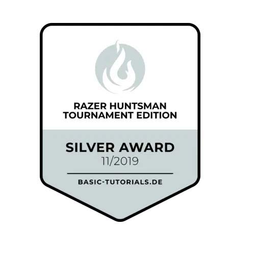 Razer Huntsman Tournament Edition Teclado con teclas opto-mecánicas , accionamiento óptico, barra estabilizadora de teclas, durabilidad inigualable, Synapse 3 - US Layout, Negro