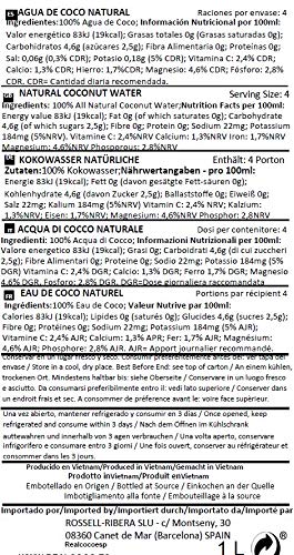 Real Coco- Agua de coco 100% natural (12x1L)