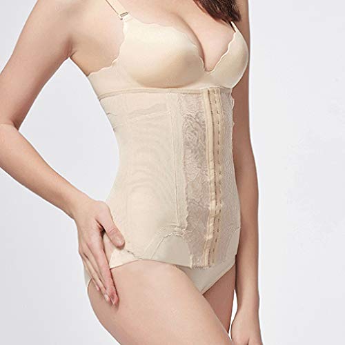 REALDE Mujer Corset Reductor Adelgazante Mujer Fajas Reductoras Adelgazantes para Body Mujer Fajas Cómodas y Ligeras Abdomen con Gancho cómodo Body Reductor Shapewear