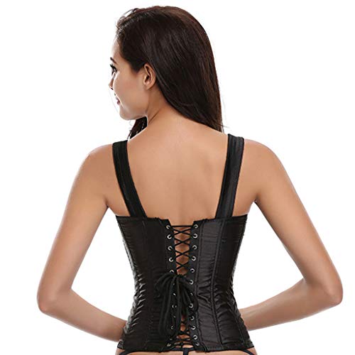 REALDE Mujer Sexy Impreso Fajas Reductoras De Corsé De Entrenamiento Body Reductor Shapewear Adelgazantes Abdomen Cintura Shaper Corsé Cómodo Y Ligero Underbust Bustier