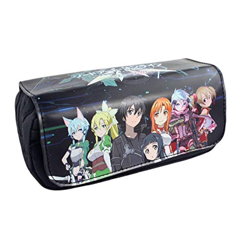 redCherry Anime - Estuche portatodo con diseño de dibujos animados, color Sword Art Online-1