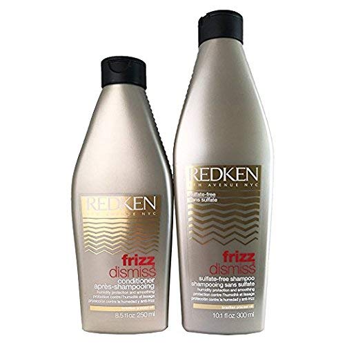 Redken Frizz Dismiss Shampoo (10.1 oz) and Conditioner (8.5 oz) Set by Redken