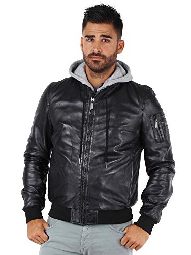 Redskins Sellers Casting - Chaqueta de piel Negro XXL