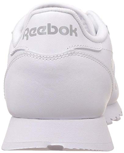 Reebok CL LTHR 2232 - Zapatillas de deporte de cuero para mujer, color blanco, talla 37