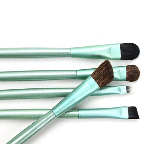 Refaxi 5Pcs Maquillaje Profesional Cepillo Conjunto Ojo Sombra Fundación Blush Pincel (Color1)