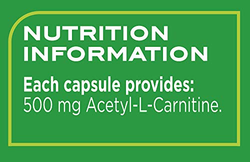 Reflex Nutrition Acetyl L-Carnitine 500mg (90 Capsules) Standard - 1 Paquetes de 1 x 90 gr - Total: 90 gr
