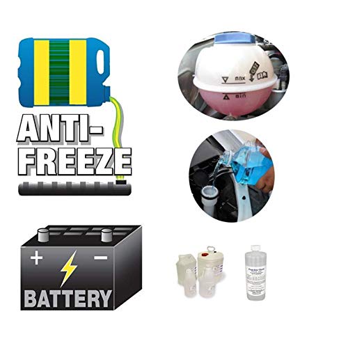 Refractómetro anticongelante para glicólico, anticongelante, refrigerante y ácido de batería. Medir el punto de congelación del automóvil y el estado del líquido de la batería