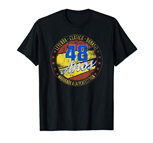 Regalo 48 cumpleaños hombres mujeres nacido 48 años Camiseta