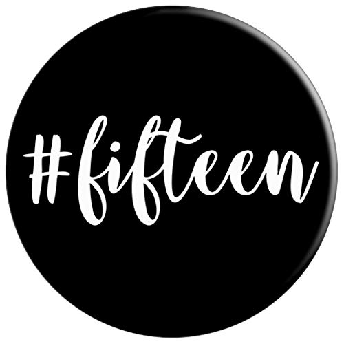 Regalo de cumpleaños de 15 años 15 Chicos Chicas PopSockets Agarre y Soporte para Teléfonos y Tabletas