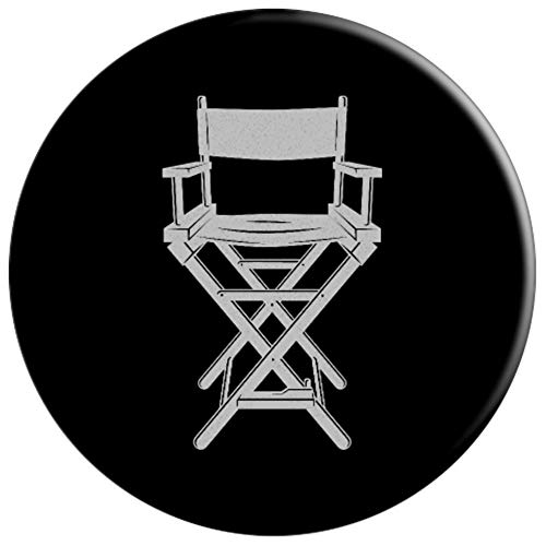 Regalo de silla de director para cineastas PopSockets Agarre y Soporte para Teléfonos y Tabletas