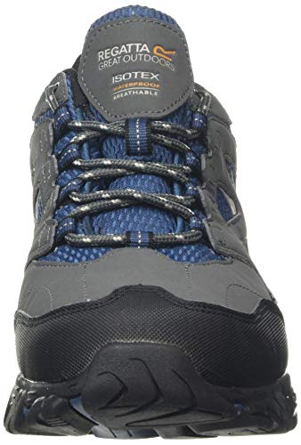 Regatta Holcombe Iep Low Rise Hiking Boot, Zapatillas de Senderismo para Hombre, Gris (Granite/Blue Wing Qy4), 39 EU