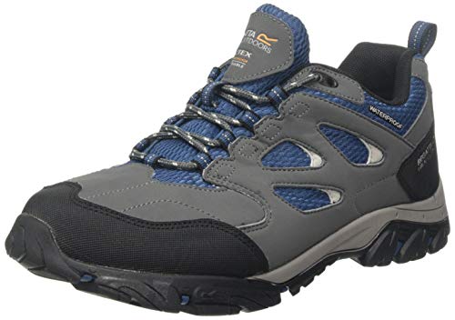 Regatta Holcombe Iep Low Rise Hiking Boot, Zapatillas de Senderismo para Hombre, Gris (Granite/Blue Wing Qy4), 39 EU