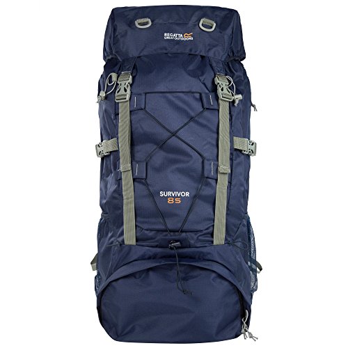 Regatta - Mochila de 85 litros modelo Survivor III (Talla Única/Negro)