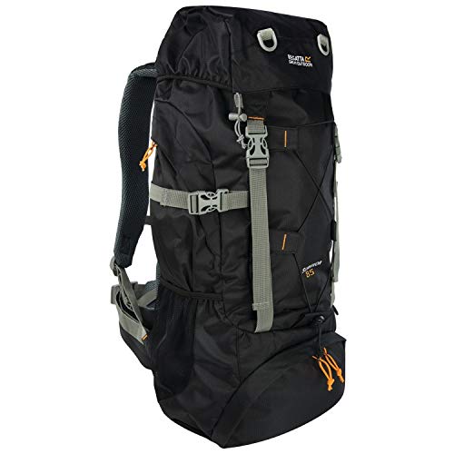 Regatta - Mochila de 85 litros modelo Survivor III (Talla Única/Negro)