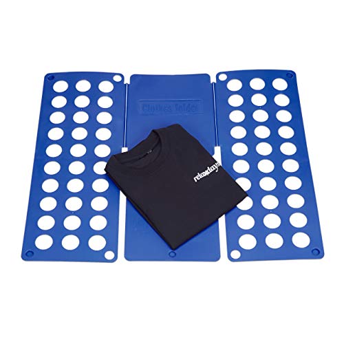 Relaxdays Doblar la Ropa 59 x 69 cm Toallas Azules Ropa Camisas Pantalones Ropa Camiseta Polo fácil de Usar