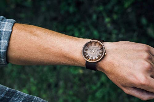 Reloj De Madera Hombre, Reloj Hombre Elegante, Regalos Para Hombres, Sostenible, 42mm Wood Watch, Ovi Watch