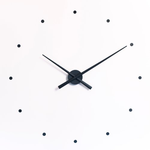 RELOJ DE PARED MODERNO OJ NEGRO 80 CM