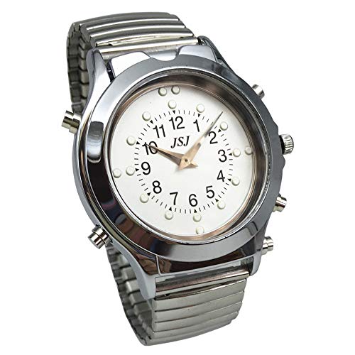 Reloj de Pulso con Marcas en Braille para Táctil y Voz En Español