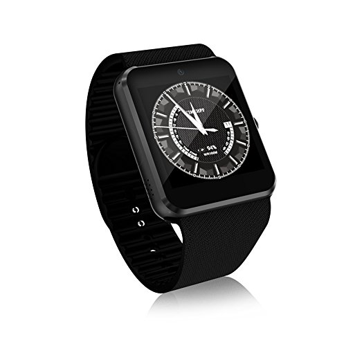 Reloj inteligente de llamada, sistema Android de pago, con fotos y contador de pasos, reloj deportivo (color : B)