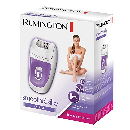 Remington EP7010 Smooth & Silky - Depiladora de arranque, 40 pinzas, dos velocidades