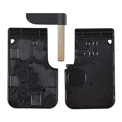 Remote Key Case Fob cubre el reemplazo de tarjeta llave de 3 botones Scenic Gran Key