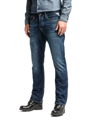 Replay Waitom, Jeans Hombre, Azul (Blue Denim), W33/L32 (Talla del fabricante: 33)