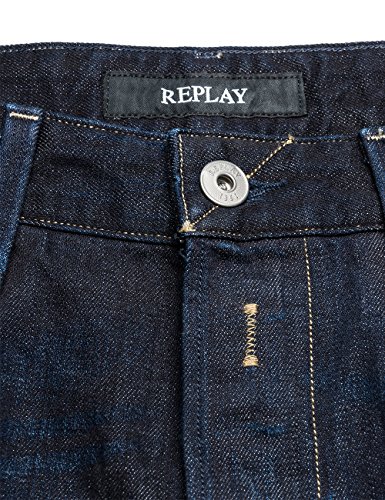 Replay Waitom, Jeans Hombre, Azul (Blue Denim), W33/L32 (Talla del fabricante: 33)