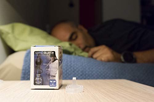 RESPIRFIX Dilatador Nasal Deportivo ANTIRONQUIDO 2 Unidades Talla M sin Latex ni Silicona antialergico diseñado y Fabricado en España con CÓDIGO Nacional del Colegio DE FARMACEUTICOS