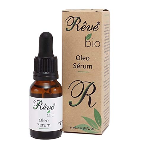 REVE Óleo Sérum Bio - Sérum Facial Orgánico - Hombre y Mujer, Día y Noche - con 5 tipos de aceites - apto para veganos y pieles sensibles -15 ml