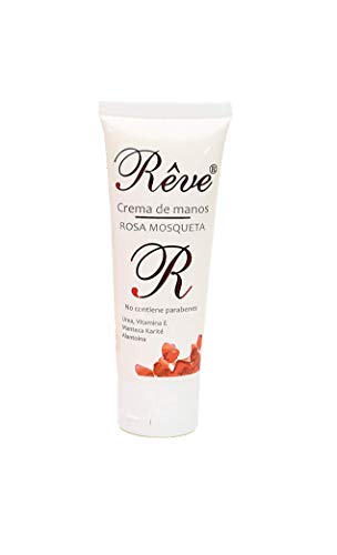 REVE Pack 3 Productos Linea Rosa Mosqueta (1 Crema Hidratante Facial 50 ml + 1 Leche Corporal 500 ml + 1 Crema de Manos 75 ml)