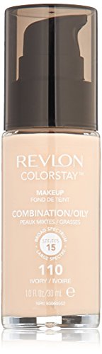 REVLON - ColorStay Makeup for Combination/Oily Skin 110 Ivory - 1 fl. oz. (30 ml)