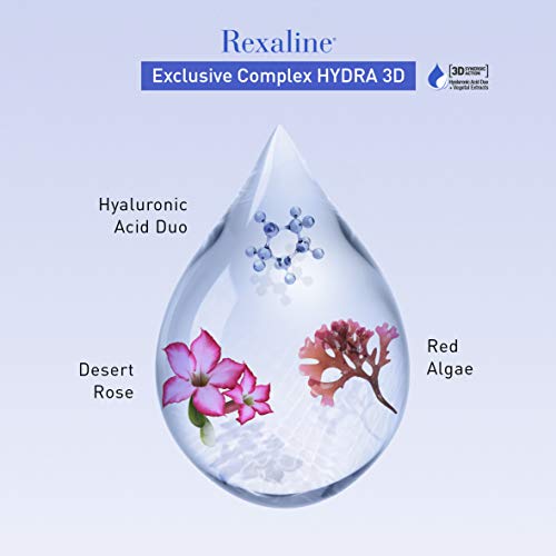 Rexaline - Hydra-Dose - Crema sobre-hidratante - Crema antiarrugas con ácido hialurónico - Tratamiento facial antiedad - Crema de día y de noche - Todo tipo de pieles - Cruelty free - 50ml