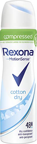 Rexona Desodorante en spray de algodón, secado rápido, antitranspirante, 75 ml