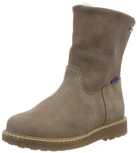 Richter Kinderschuhe Audi, Botas Plisadas para Niñas, Beige (Almond 1900), 34 EU